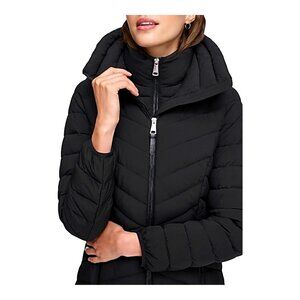 NEW DKNY Womens Puffer Jacket black sz Large